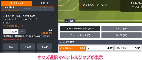 ベットスリップ